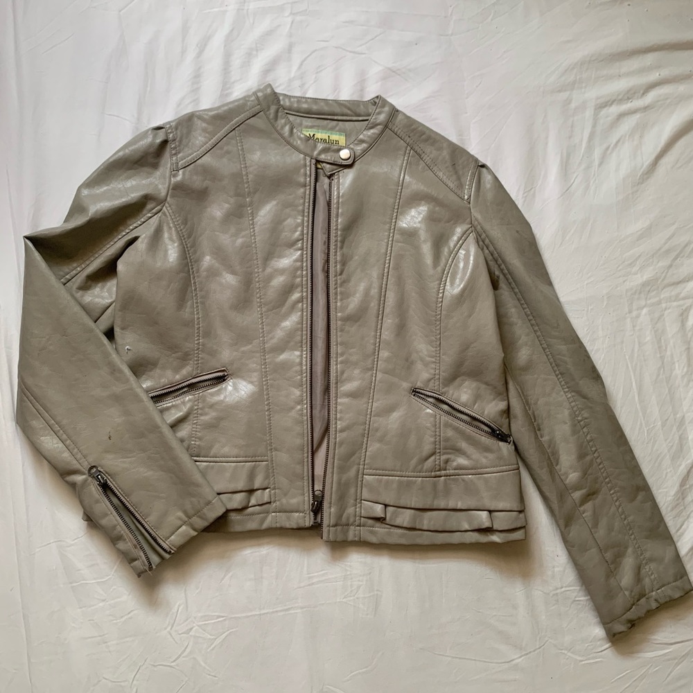 maralyn & me vintage style moto jacket